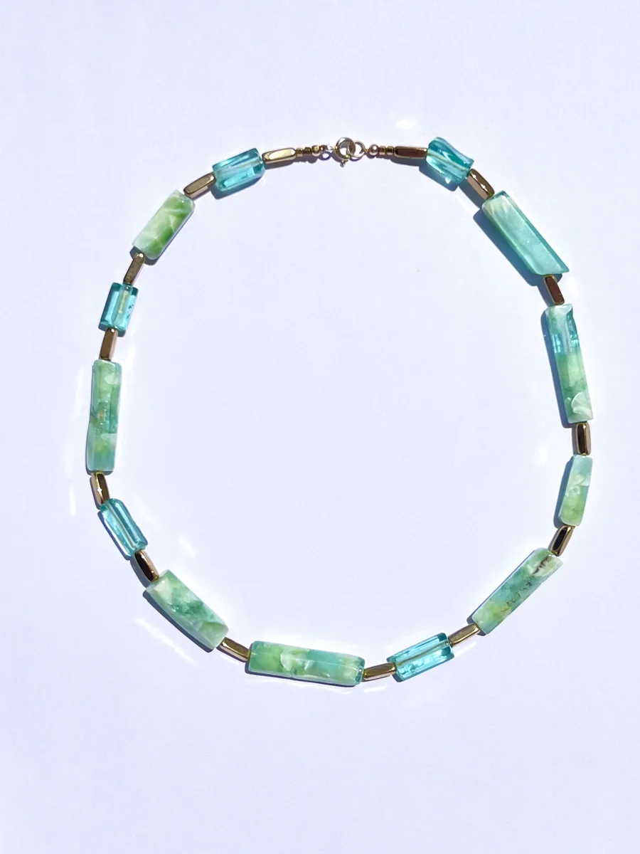 Colier cu larimar